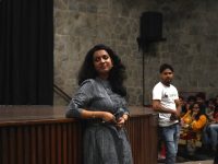 Priya Thuvassery, following the screening of My Sacred Glass Bowl