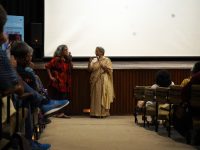 Vani Subramanian and Uma Chakravarti, following the screening of Prison Diaries